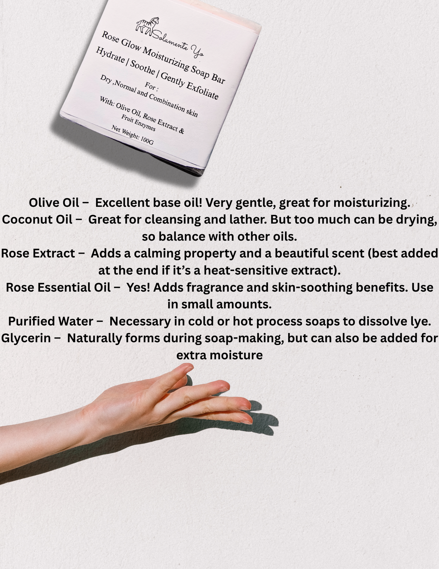 Rose Glow Moisturizing Soap Bar