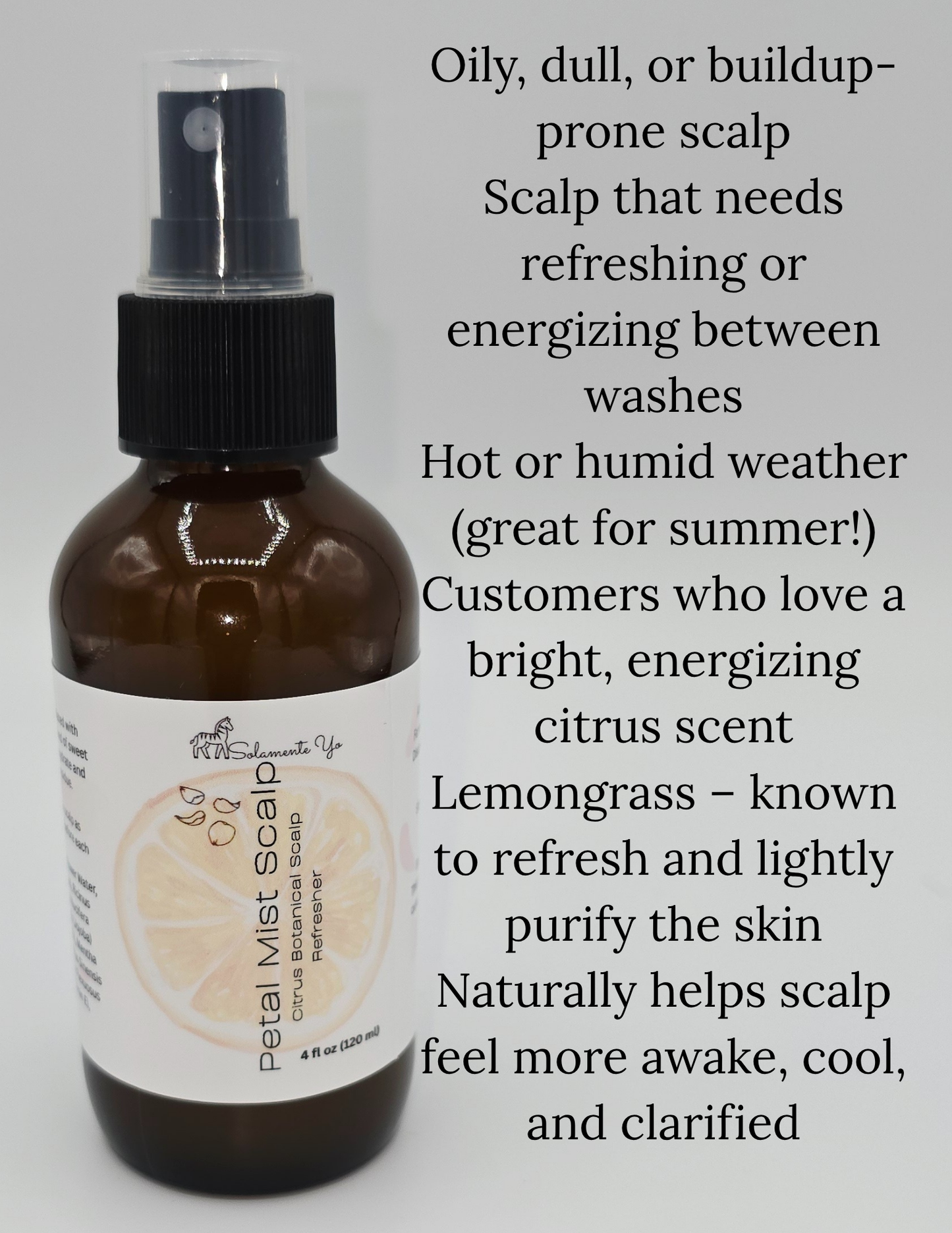 Petal Mist β Citrus Botanical Scalp Refresh & Hair Growth Tonic