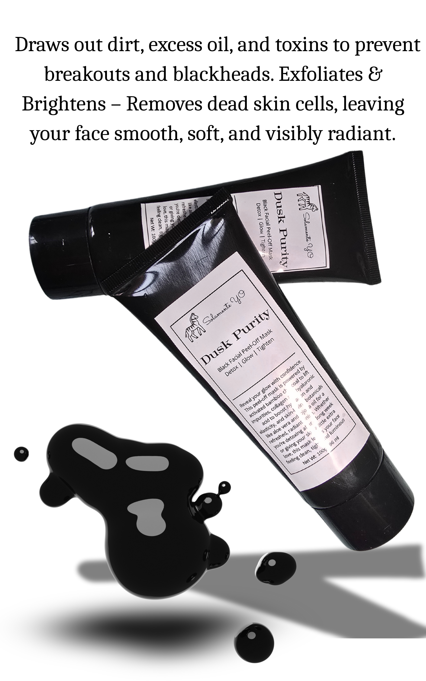 Dusk Purity Black Facial Peel Off Mask