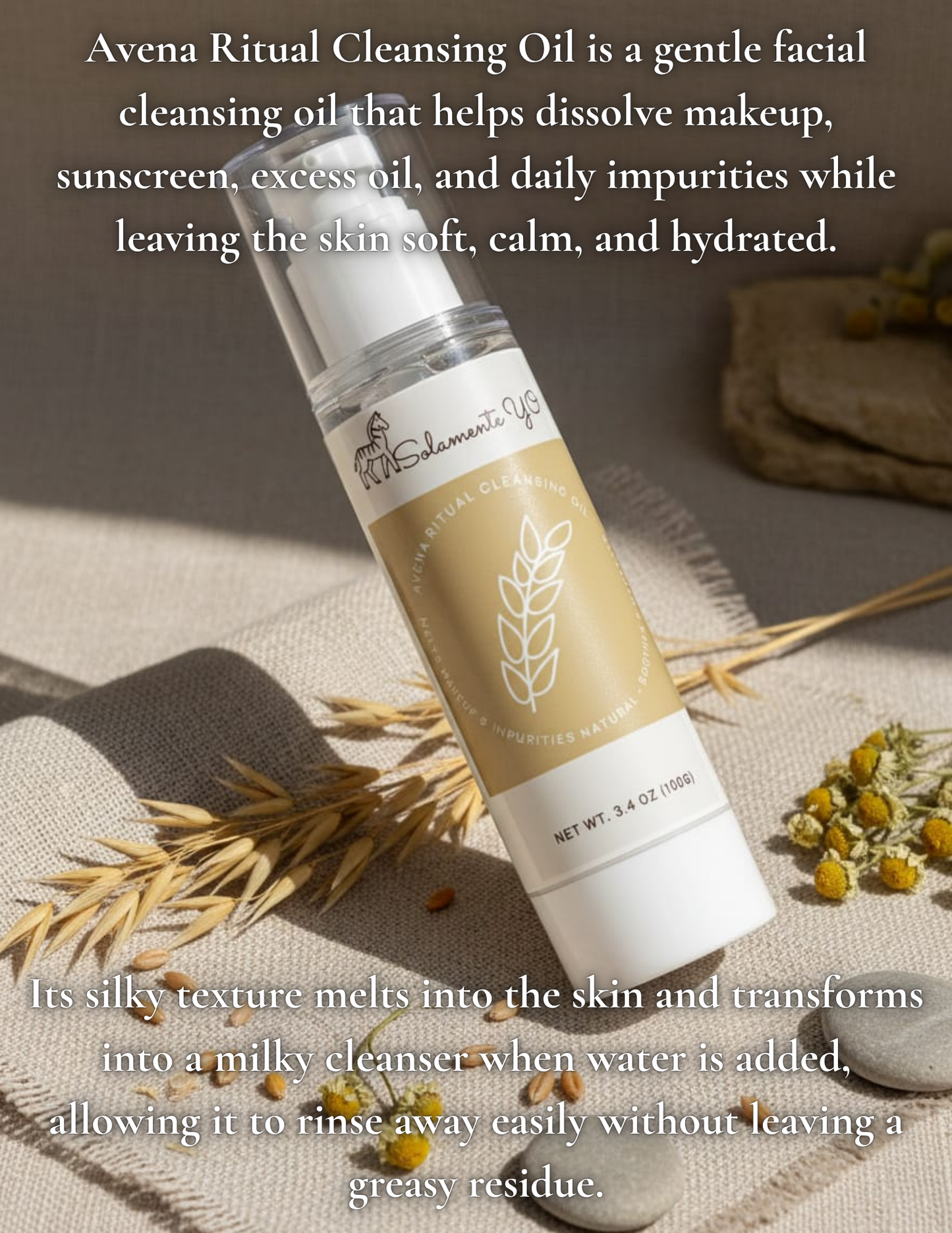 Avena Ritual Cleansing Oil – Gentle Makeup Remover