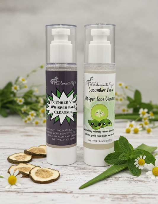 Cucumber Vera Whisper Cleanser – Gentle Face Wash for Sensitive Skin (Ages 13+)