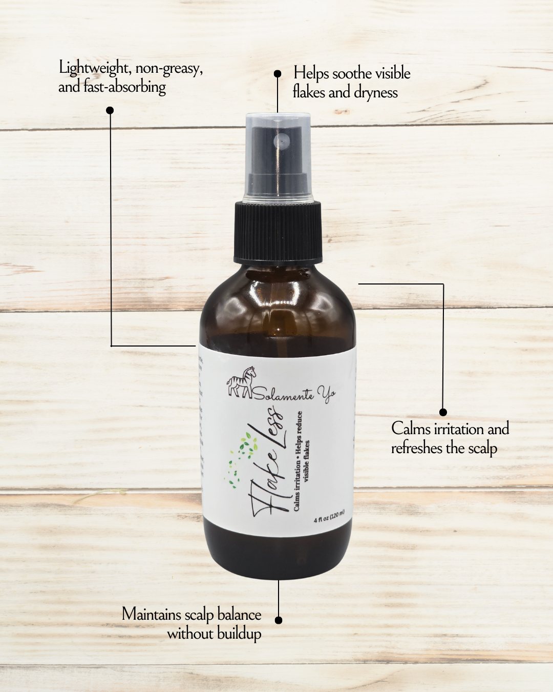 FlakeLess Scalp Mist -Gentle Relief for Dry, Itchy, or Flaky Scalp